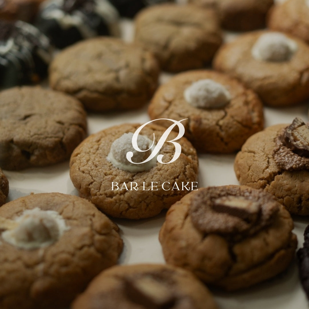 Handmade American cookies van Bar Le Cake — thick & gooey, vers gebakken