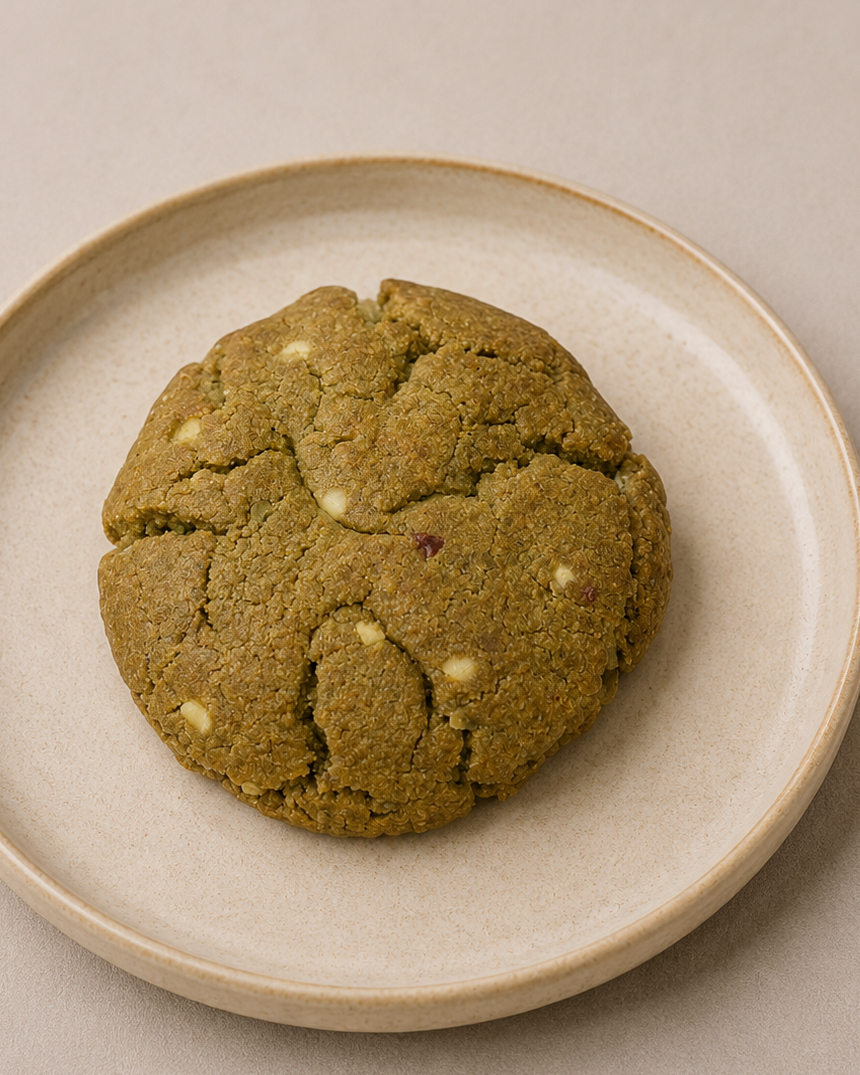 White chocolate Matcha Cookie